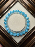 Top Grade Icy Volcano Blue Larimar • 9.1mm